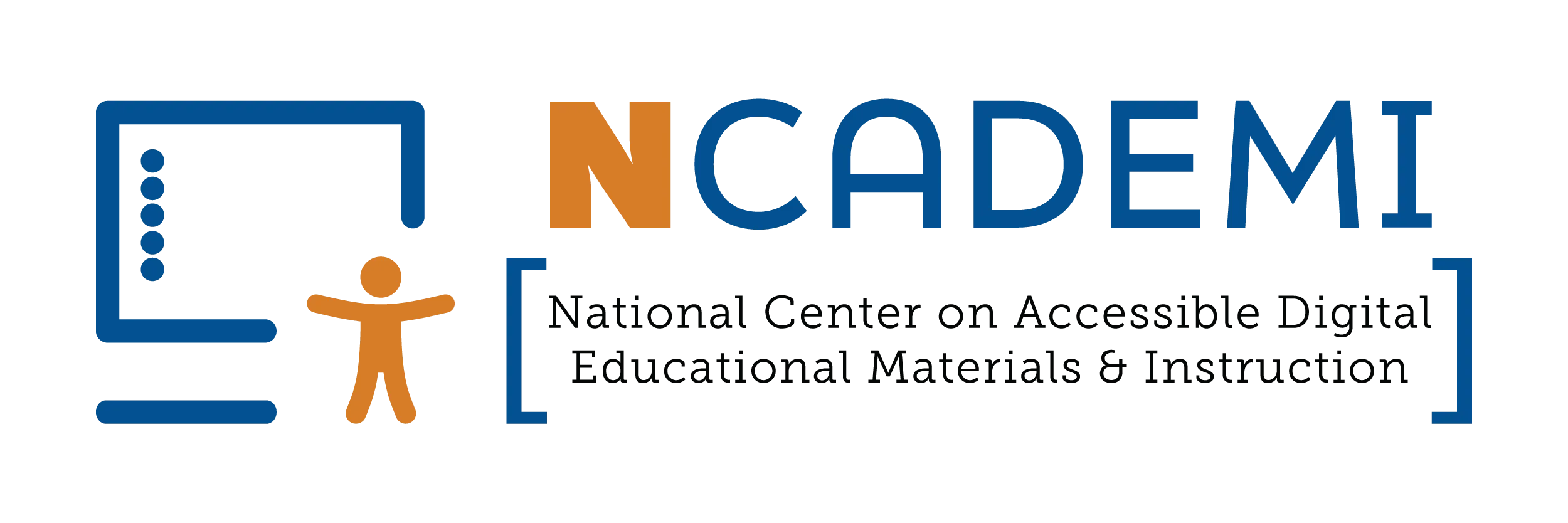 NCADEMI logo: National Center on Accessible Digital Educational Materials and Instruction.